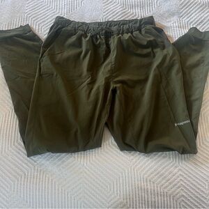 Patagonia Terrebonne Trail Jogger Pants Men’s Medium Olive Green EUC